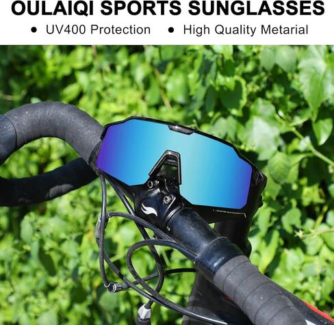 Cycling Sunglasses for Men Women,Youth Baseball Sunglasses,Lightweight Design UV400 Protection Sports Glasses in Kuwait
