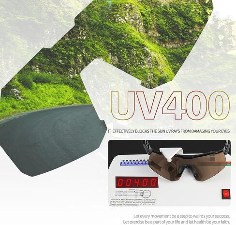 Cycling Sunglasses for Men Women,Youth Baseball Sunglasses,Lightweight Design UV400 Protection Sports Glasses in Kuwait