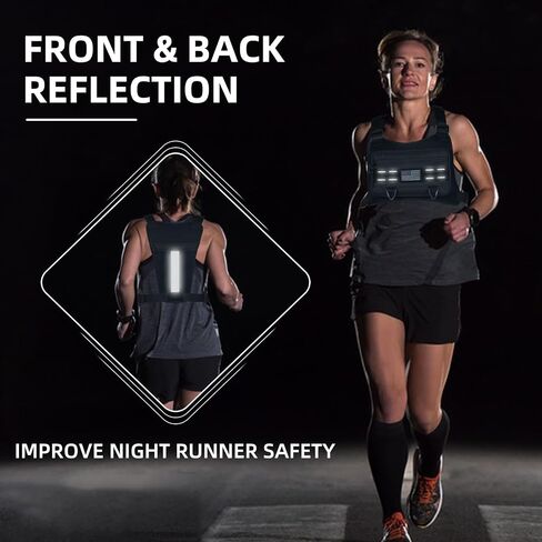 Sports Running Chest Bag for Men Woman, CCW Outdoor Chest Pack EDC Tactical Vest with Built in Phone Fixed Strap Pistol Holster, Breathable Vest Pouch for Workouts Hiking Walking Dog Black in Saudi Arabia