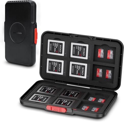 Pop Up Style Memory Card Case,60 Slots Memory Card Holder Wallet for 20 SD SDHC SDXC & 40 Micro SD SDXC SDHC TF MSD Cards,Portable Slim Micro SD Card Case Storage Organizer with EVA Foam Interior in Kuwait