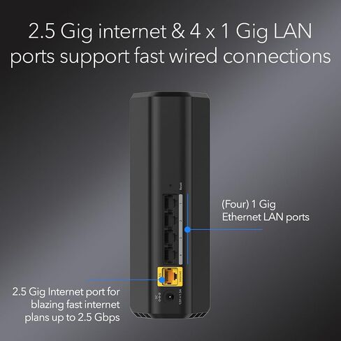 Netgear Nighthawk Dual -Band WiFi 7 Router (RS90) - ميزات الأمان ، BE3600 FERDELS LODERELIS in Saudi Arabia