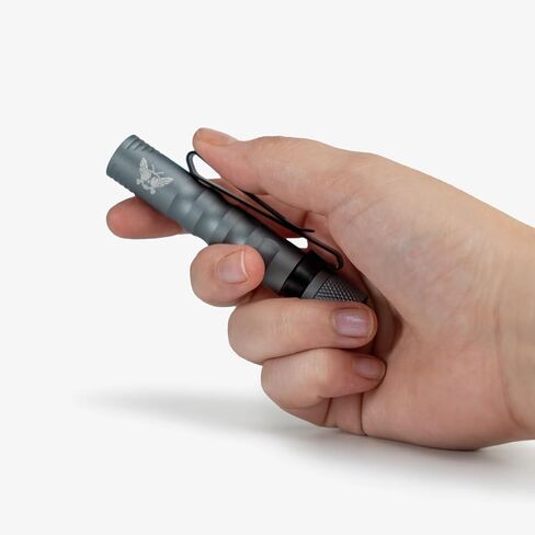 Flytanium Lightning Bug Mini Mini Flughlight - مصباح يدوي LED مع 180 لومينات وإخراج كحد أقصى مدته 30 دقيقة ، تضمنت بطارية AAA - مصباح يدوي EDC ، مصباح يدوي صغير ، مصباح يدوي ساطع (Nebula Purple) in Kuwait