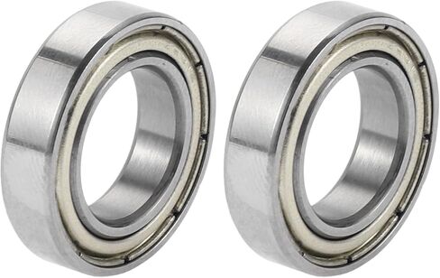 ACROPIX 6801ZZ Deep Groove Ball Bearings P6 12x21x5mm Lubricated Bearings Double Metal Seal Silver Tone Scooter Skateboard Wheel in Saudi Arabia