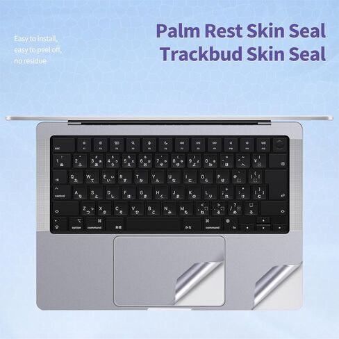 3 في 1 ملصق ملصق للجلد المحمول للجلد لعام 2024-2021 MacBook Pro 14 M4 M3 M2 M1 Pro/Max (A3112 A3401 A3185 A2992 A2918 A2779 A2442) غطاء محمول مضاد للكمبيوتر المضاد للقرص （Black）） in Kuwait