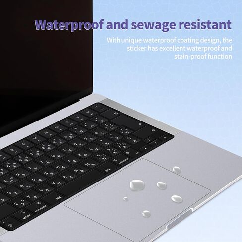 3 في 1 ملصق ملصق للجلد المحمول للجلد لعام 2024-2021 MacBook Pro 14 M4 M3 M2 M1 Pro/Max (A3112 A3401 A3185 A2992 A2918 A2779 A2442) غطاء محمول مضاد للكمبيوتر المضاد للقرص （Black）） in Kuwait