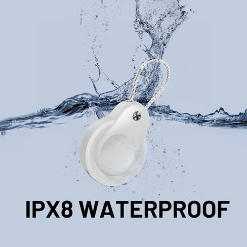 Airtag Holder, IPX8 Waterproof Airtag Keychain, Airtag Holder for Apple Airtag, Airtag Keyring with Wire Cable, Anti-Scratch GPS Case, Airtag Case for Key, Kids, Luggage, Backpacks, Pet Collar, 5 Pack in Saudi Arabia