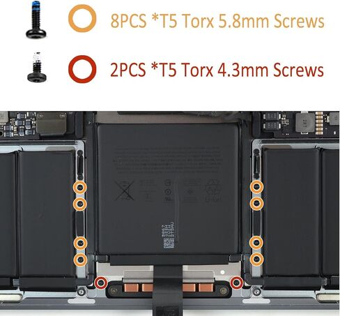 Trackpad with Flex Cable Compatible for MacBook Pro Retina 13.3" A2251 Touchpad Replacement and Tool kit EMC 3456 Early 2020 661-16096 (Space Grey) in Kuwait