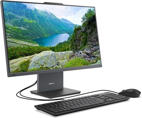 Lenovo ThinkCentre All-in-One Desktop Computer, 27" FHD IPS Display, 8-core Intel Core i5-13420H, 16GB DDR5, 512GB SSD, Wi-Fi 6, USB-C, HDMI in&Out, Wired KB&Mouse, Windows 11 Pro in Saudi Arabia