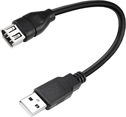 Herfair Firewire to USB Adapter Cable IEEE 1394 4pin to USB 2.0 CORPLER CORD FIREWIRE 400 to USB Connector Lead لتوصيل أجهزة 4Pin 1394 بأجهزة مضيف USB (شريحة شفافة) in Kuwait