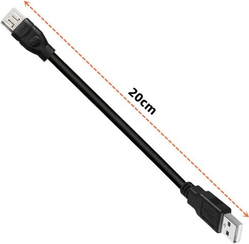 Herfair Firewire to USB Adapter Cable IEEE 1394 4pin to USB 2.0 CORPLER CORD FIREWIRE 400 to USB Connector Lead لتوصيل أجهزة 4Pin 1394 بأجهزة مضيف USB (شريحة شفافة) in Kuwait