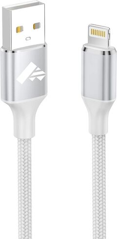 iPhone Charger [Apple MFi Certified] 6FT iPhone Charger Cord Fast Charging USB to Lightning Cable Braided USB Phone Cable Cord Compatible with iPhone 14 13 12 11 Pro Max XR XS X 8 7 6 Plus SE, iPad in Saudi Arabia