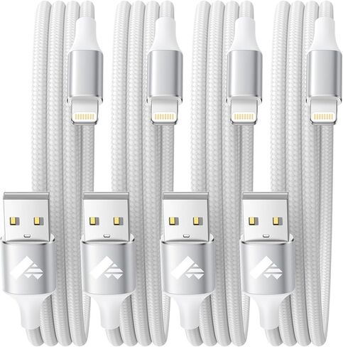 iPhone Charger [Apple MFi Certified] 6FT iPhone Charger Cord Fast Charging USB to Lightning Cable Braided USB Phone Cable Cord Compatible with iPhone 14 13 12 11 Pro Max XR XS X 8 7 6 Plus SE, iPad in Saudi Arabia