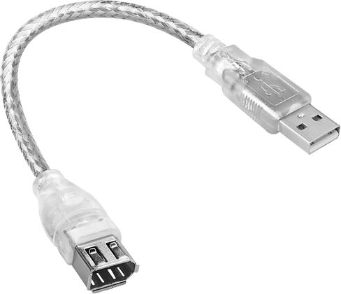 6ft Firewire to USB Adapter Cable 6 Pin IEEE 1394 Male to USB 2.0 Male Adaptor Convertor Firewire 400 1394-a to USB A Connector Cord for Digital Camera Printer Scanner Hard Disk in Kuwait