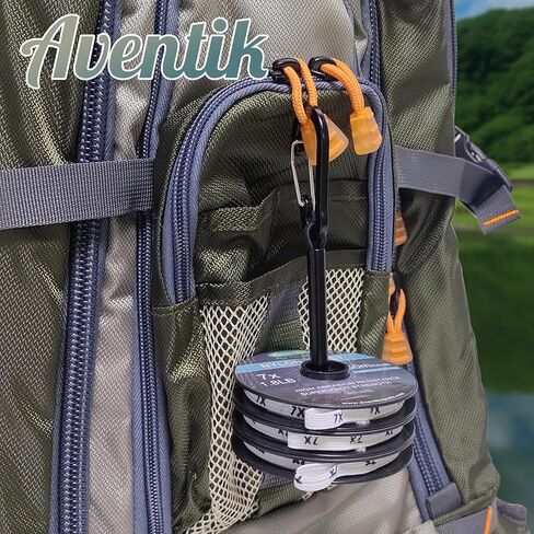3/4 عبوات Aventik Fly Fishing Tippet Fresh Beded Leader Line Line Tippet Holder Invisible Fly Fishing Bass Fishing Carp Saltwater Line in Kuwait