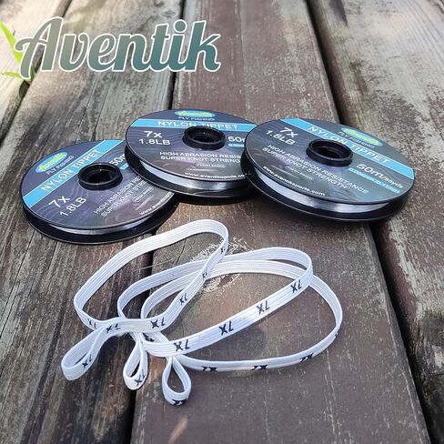3/4 عبوات Aventik Fly Fishing Tippet Fresh Beded Leader Line Line Tippet Holder Invisible Fly Fishing Bass Fishing Carp Saltwater Line in Kuwait