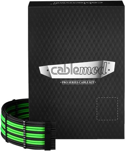 Cablemod E-series Pro Modmesh Sleeved 12V-2x6 12VHPWR Dual StealthSense Kit لـ EVGA G / G+ / P+ / T (الكربون) in Kuwait