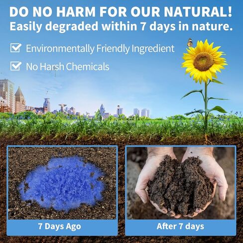 Poesie Poo Absorbent Gel Powder for Portable Toilet Camping Hiking Outdoor Portable Potty Resolution in Kuwait