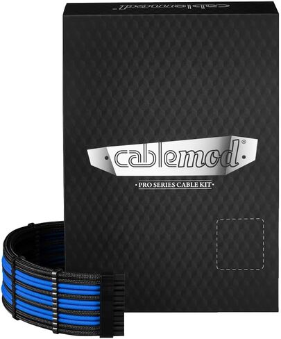 Cablemod E-series Pro Modmesh Sleeved 12V-2x6 12VHPWR Dual StealthSense Kit لـ EVGA G / G+ / P+ / T (الكربون) in Kuwait