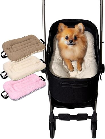 Stroller Cushion for Pets, Stroller not Included, Liner, BerryMore Edition, Harryspet, Pet Mattress, Pet Strollers, Cushion only (Pink Raspberry, S) in Kuwait