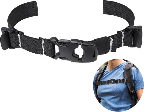 Vigorport Backpack Chest Strap Add on, Elastic Backpack Sternum Strap, Heavy Duty Adjustable Chest Belt with Quick Release Buckle in Kuwait