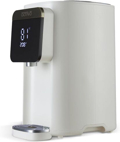 OCTAVO Water Boiler & Warmer 5 Liter, 304 Stainless Steel Water Tank, 700 Watt 6 Adjustable Water Temperature, LCD Touch Control Screen, Child Lock with Water Shortage Indicator in Saudi Arabia