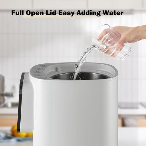 OCTAVO Water Boiler & Warmer 5 Liter, 304 Stainless Steel Water Tank, 700 Watt 6 Adjustable Water Temperature, LCD Touch Control Screen, Child Lock with Water Shortage Indicator in Saudi Arabia