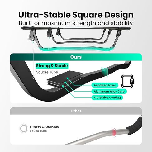 Portable Camping Cot, Sleeping Cots for Adults, Ultralight Backpacking Cot, Compact, Collapsible, Easy Set-Up, Supports 500lbs, Lightweight Camp Cot for Adults, Camping, Outdoors and Home in Saudi Arabia