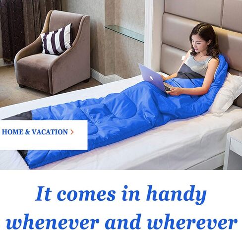 Tuphen- أكياس النوم للبالغين الأطفال الأولاد الفتيات على الظهر على الظهر المشي لمسافات طويلة التخييم بطانة الألياف الدقيقة ، والطقس الدافئ البارد 4 مواسم الاستخدام في الهواء الطلق ، وخفيفة الوزن ومقاوم للماء in Kuwait