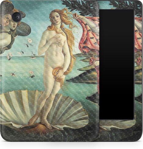 Glossy Glitter E-Reader Skin Compatible with Kobo Clara Colour (2024) - Birth of Venus - Premium 3M Vinyl Protective Wrap Decal Cover - Easy to Apply | Crafted in The USA by MightySkins in Saudi Arabia