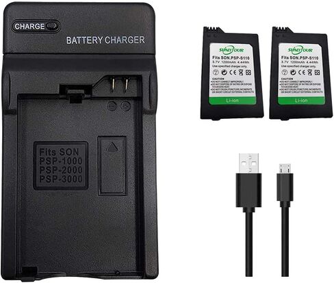 PSP-110 Battery PSP-110 PSP 110 Replacement Battery 1800mAh Compatible with PSP Portable PlayStation PSP 1000 Series in Saudi Arabia