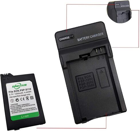 PSP-110 Battery PSP-110 PSP 110 Replacement Battery 1800mAh Compatible with PSP Portable PlayStation PSP 1000 Series in Saudi Arabia