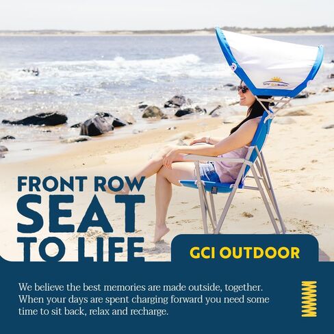 GCI Outdoor Comfort Pro Rocker Champing Chair | كرسي هزاز قابل للطي محمول مع مساند للأذرع ومكافحة مشروب - شاي حلو in Kuwait
