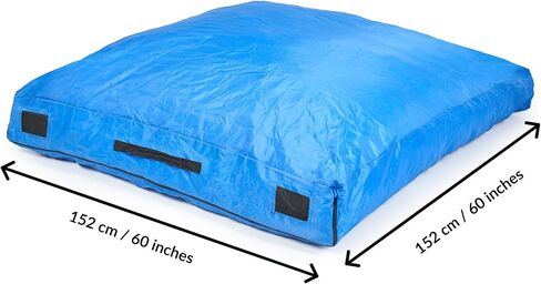 Crash Pad for Kids Sensory | Big 5Ft x 5Ft Or 3Ft x 4Ft | Autism Sensory Crash Pad for Jumping & Play | Crashpad | Soft Foam Landing for Kids | Giant Pillow & Mat | Also Climbing & Gymnastics in Saudi Arabia