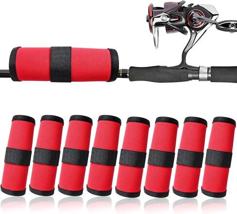 8 Pack Fishing Lure Covers，Lure Shield Fishing Lure Cover，Lure Wraps for Fishing Rod，Fishing Hook Bait Covers in Saudi Arabia
