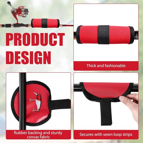 8 Pack Fishing Lure Covers，Lure Shield Fishing Lure Cover，Lure Wraps for Fishing Rod，Fishing Hook Bait Covers in Saudi Arabia