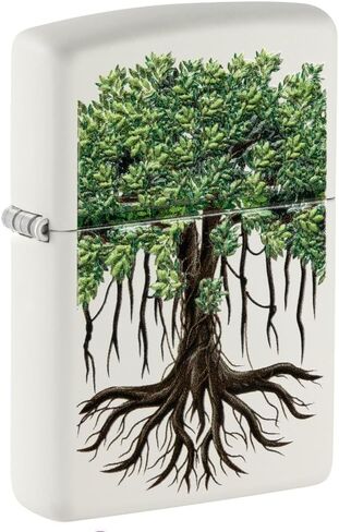Zippo Tree of Life Woodgrain Design Glacier Pocket Lighter in Saudi Arabia