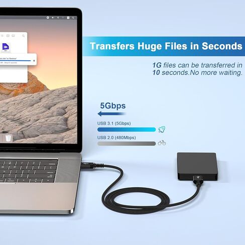 USB A إلى USB كابل 6 أقدام للاضطرابات الصلبة ، برودة الكمبيوتر المحمول ، USB 3.0 H ، USB في السيارة ، مشغل أقراص DVD ، الكمبيوتر ، USB 3.0 سلك الذكور إلى الذك in Kuwait