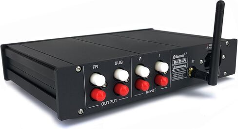 L1B Pure Class A 2.1 قناة HIFI Audio Powerplifier High Middle and Bass Control Bluetooth 5.0 Decoding Receiver ، لمقاطعات المنزل/مكبرات الصوت النشطة (Silver) in Saudi Arabia