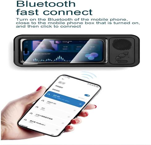 حامل هاتف Bluetooth دش مقاوم للماء ، مكبر صوت دش ، دوران 360 درجة ، حامل قابلة للاسترخ in Saudi Arabia