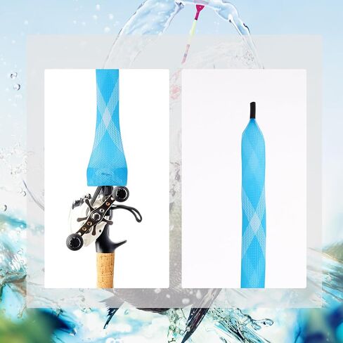 Fishing Rod Sleeve,Rod Sleeves,Rod Socks for Fishing Poles,Fishing Pole Sleeve,Rod Sleeves Fishing,with Lanyard for Fly Fishing Rod,Casting Fishing Rod, Sea Fishing Rod in Saudi Arabia