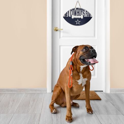 NFL #1 Pittsburgh Steelers Best Fan's Football Shape Sign with Dog Bone Design, Sporty Fence Sign, NFL Football Fan Waterproof Wooden Wall Sign, Yard Decor Indoor and Outdoor with Team Logo! in Saudi Arabia