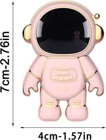 for Gabb Phone 4 [NOT 4 PRO] Case Cute Hidden Astronaut Kickstand Design,Soft Silicone Rasied TPU Edge Bumper Folding Bracket Phone Stand Shockproof Protective Phone Case for Gabb Phone 4 Black in Saudi Arabia