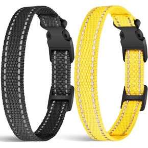 PaiPaitek Dog Vibration Collar with Controller for 2 Dogs No Shock, 9 Types of Beeps and Vibrations, 3300ft Range & Upgraded Waterproof Training Collar for Dogs 5-120lbs - No Prongs