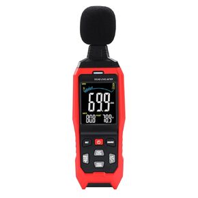 Sound Level Meter Datalogger A/C/Z, Portable Sound Meter Fast/Slow Weighting Decibel Meter with Data Recording Function, Digital Sound Tester for Home, Factory, Noisy Neighbor, Traffic