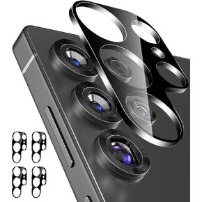 Cloudvalley [4 حزمة حزمة العدسات الكاميرا ل Samsung Galaxy S25 Ultra ، غطاء العدسة الزجاجية 9H مقررة ، مضاد للقرعة وحالة ودية [لا تؤثر على الفلاش والليل] ، Clearnight in Kuwait