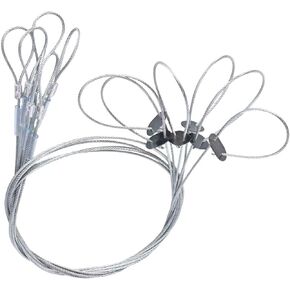Bompro New 6 pcs Trap Wire 60“ 3/32" 7x7