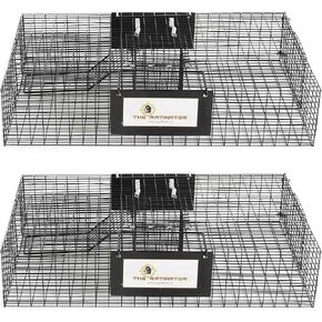 Rugged Ranch Rat Trap, Live Mouse Catch & Release Cage, Ratinator