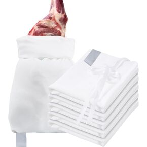 5-in-1 Reusable Heavy-Duty Elk Hunting Meat Bag Set, Ultra-Durable, Breathable Meat Game Bags with Reflective Strip for Elk, Caribou, Deer, Moose, Antelope, Duck, 48 inches x 4, 28 inches x 1