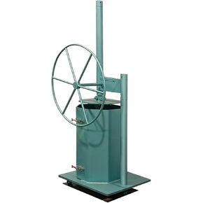 Touchless Manual Trash Compactor, Trash Bin Compactor with Push Down Handle, Compacting Trash Can, Garbage Smasher, Waste Compactor for Home, Manual Trash Crusher for Recycling (#Black)