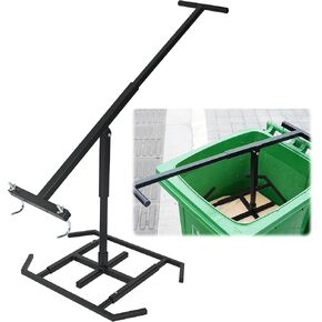 ikare Manual Trash Compactor, Handheld Waste Compaction Tool for Outdoor Use, Touchless Trash Can Compactor for 120-660L Wheelie Bins, Large Trash Compactor for Efficient Waste Management